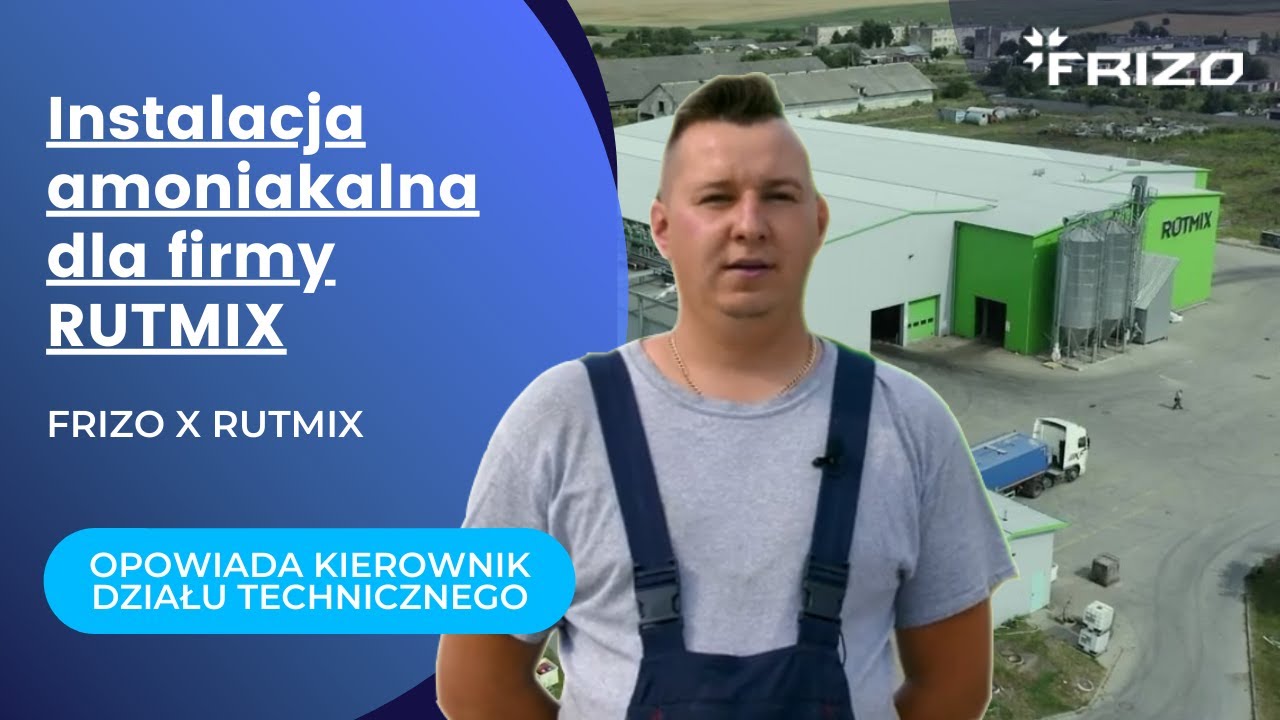 FRIZO x RUTMIX | Nowoczesna amoniakalna instalacja chłodnicza
