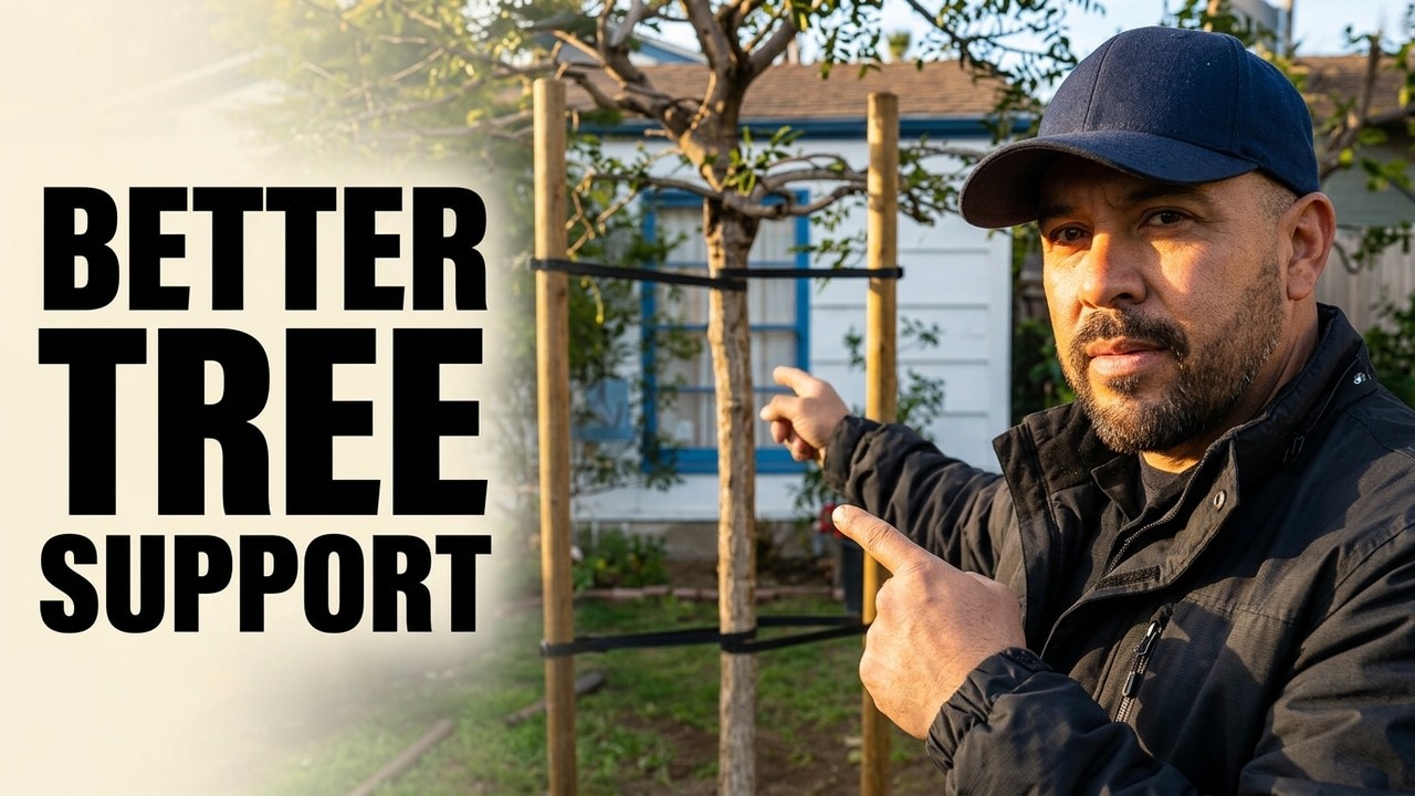 How to Double Stake a Young Tree | Essential Tree Care Tips