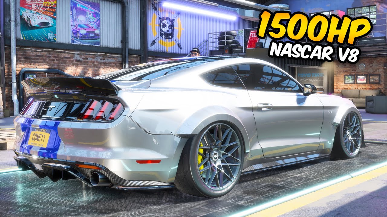 Need for Speed Heat Gameplay - 1500HP FORD MUSTANG GT RTR Customization | Max Build 400+