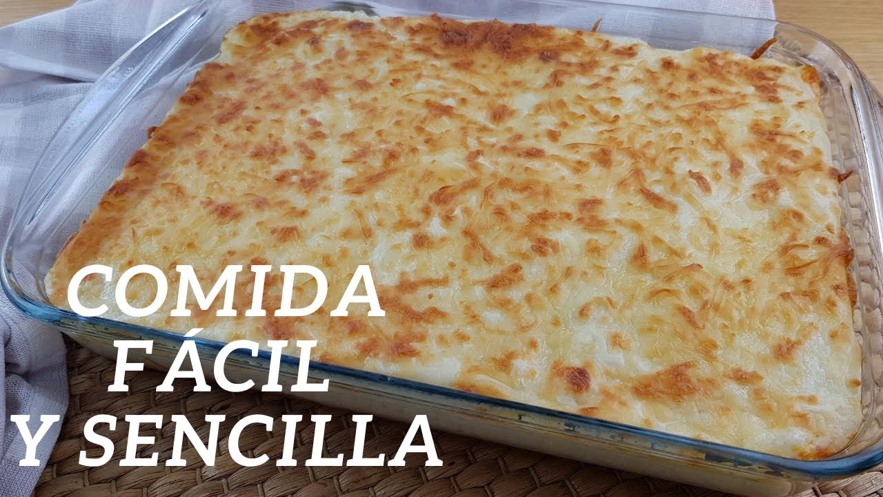 Idea de que poder preparar para comer fácil y bien rico. Canelones fáciles