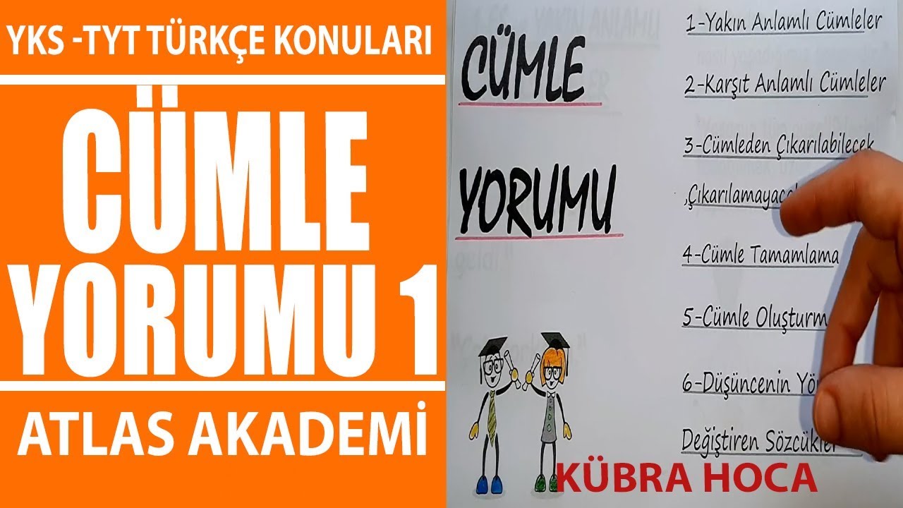 CÜMLE YORUMU 1 - YKS
