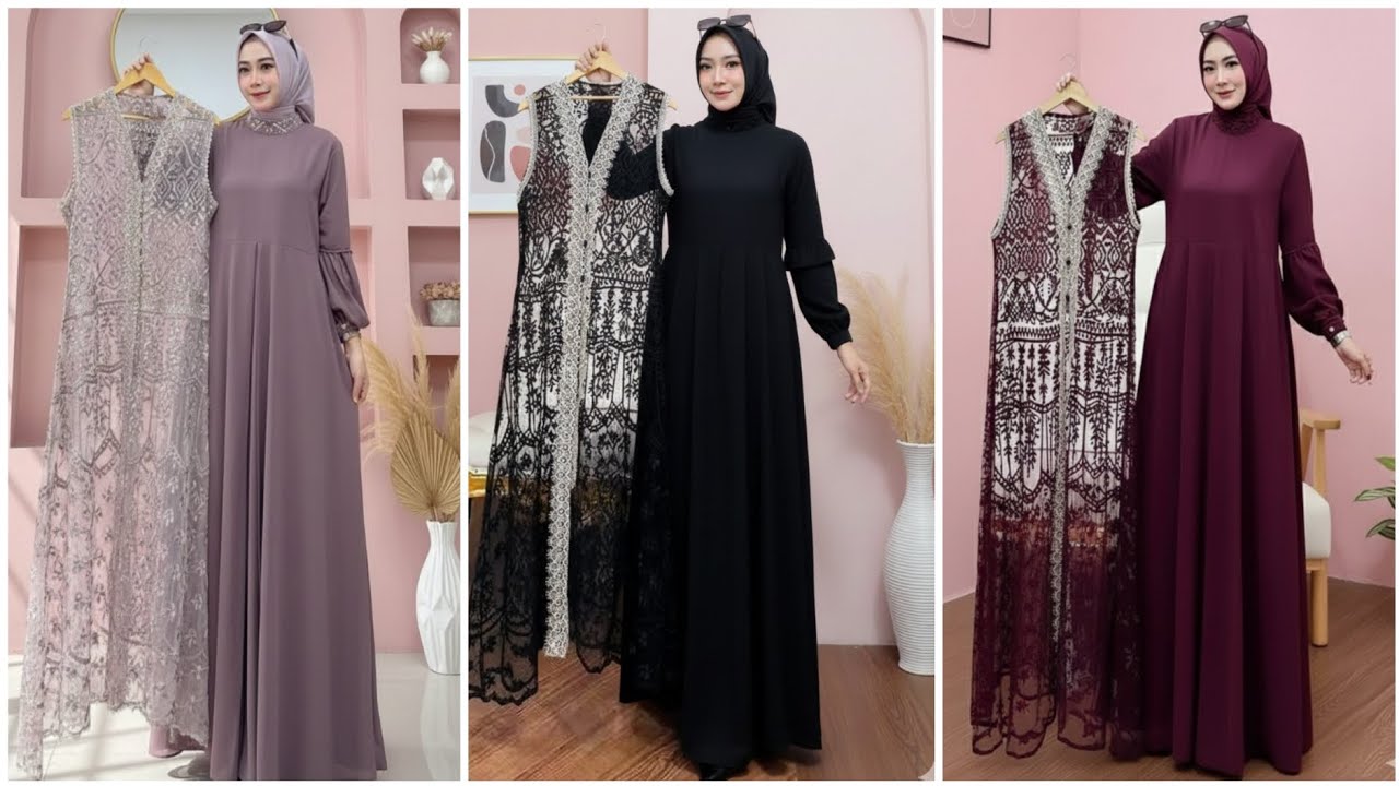 Model Gamis Brokat Terbaru 2025-2026 Elegan & Syari untuk Kondangan, Wisuda, dan Acara Spesial