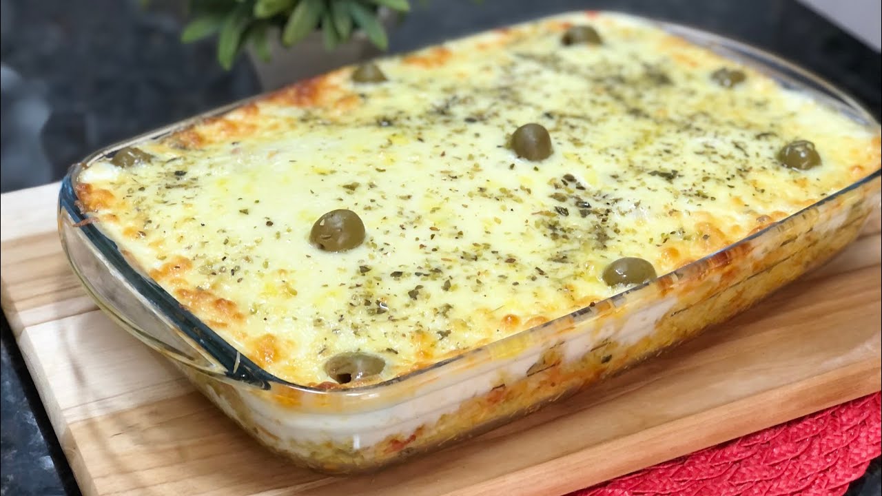ALMOÇO DELICIOSO ! ARROZ COLORIDO COM MOLHO BRANCO ! RECEITINHAS COM AMOR ❤️