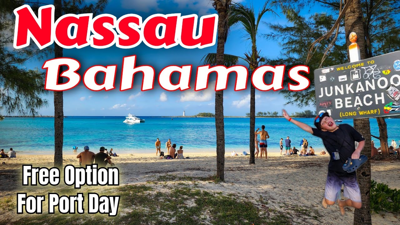 Junkanoo Beach//Short Walk from Cruise Ship//Free Option for Port Day in Nassau//Cruise Vlog