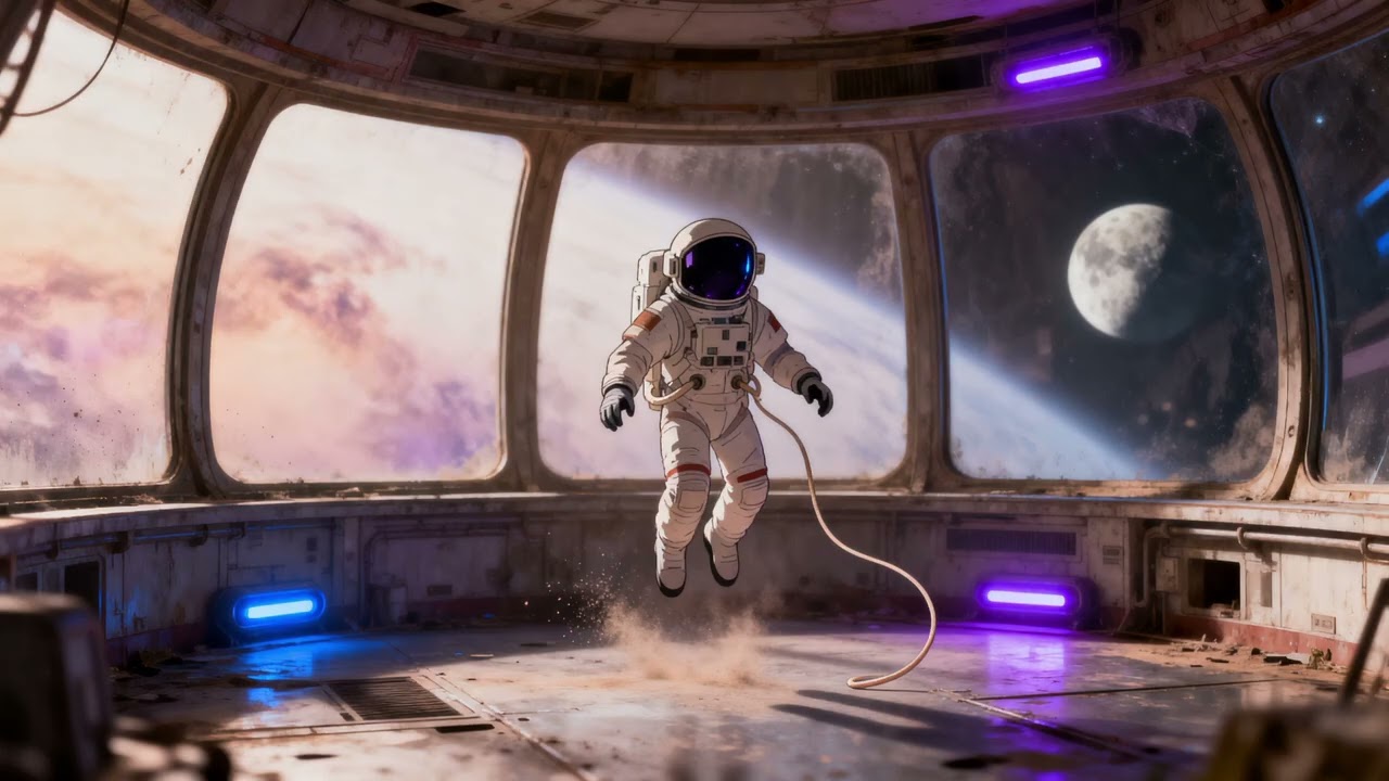 Floating through silence. 🌌