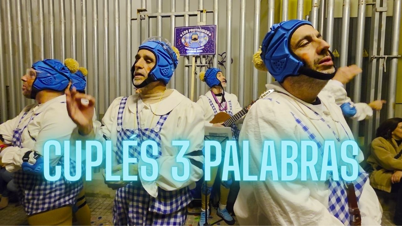 LOS PROTEGIDOS (Chirigota Ukelele 2026) 'Cuplés 3 palabras' - Carnaval de Cádiz