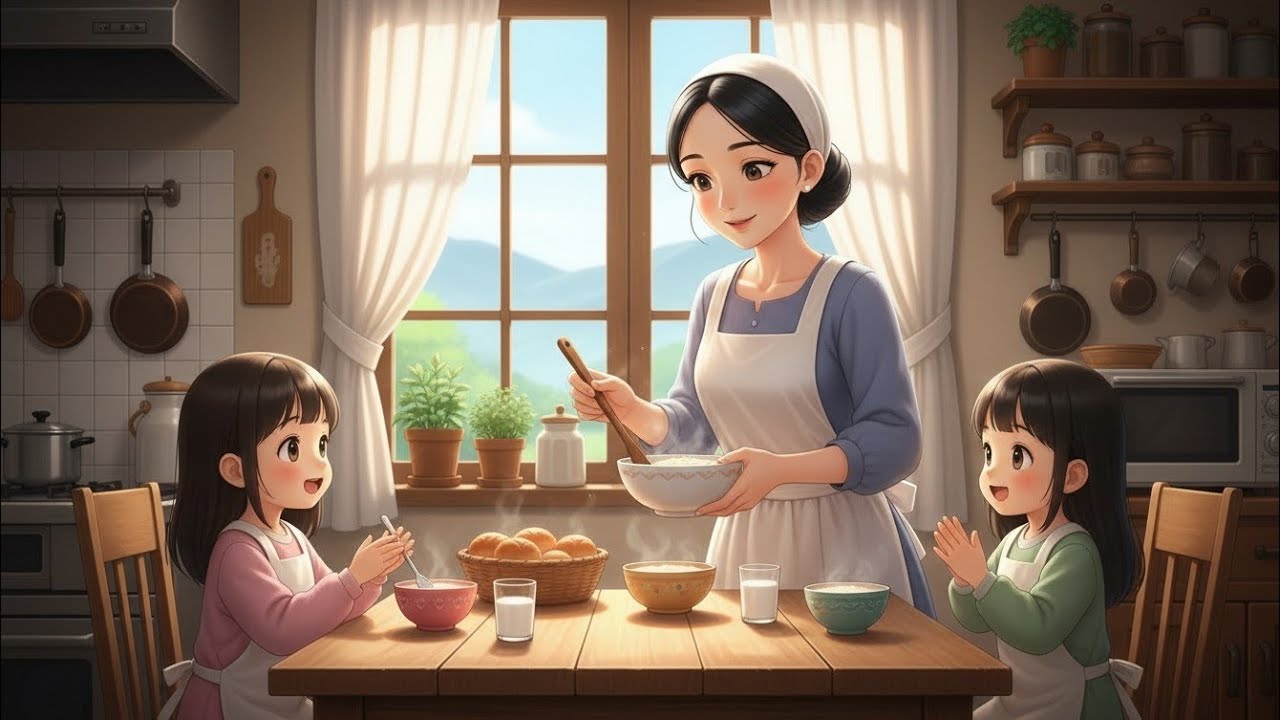 Peaceful Rainy Day in a Cozy House | Ghibli-Style Relaxing Anime Vlog