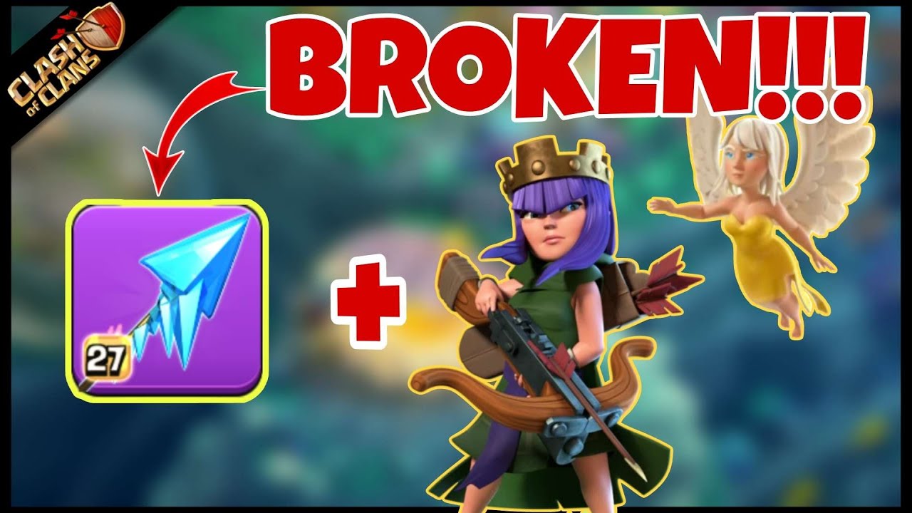 Best TH14 attack using Frozen arrow queen walk (Clash of Clans)