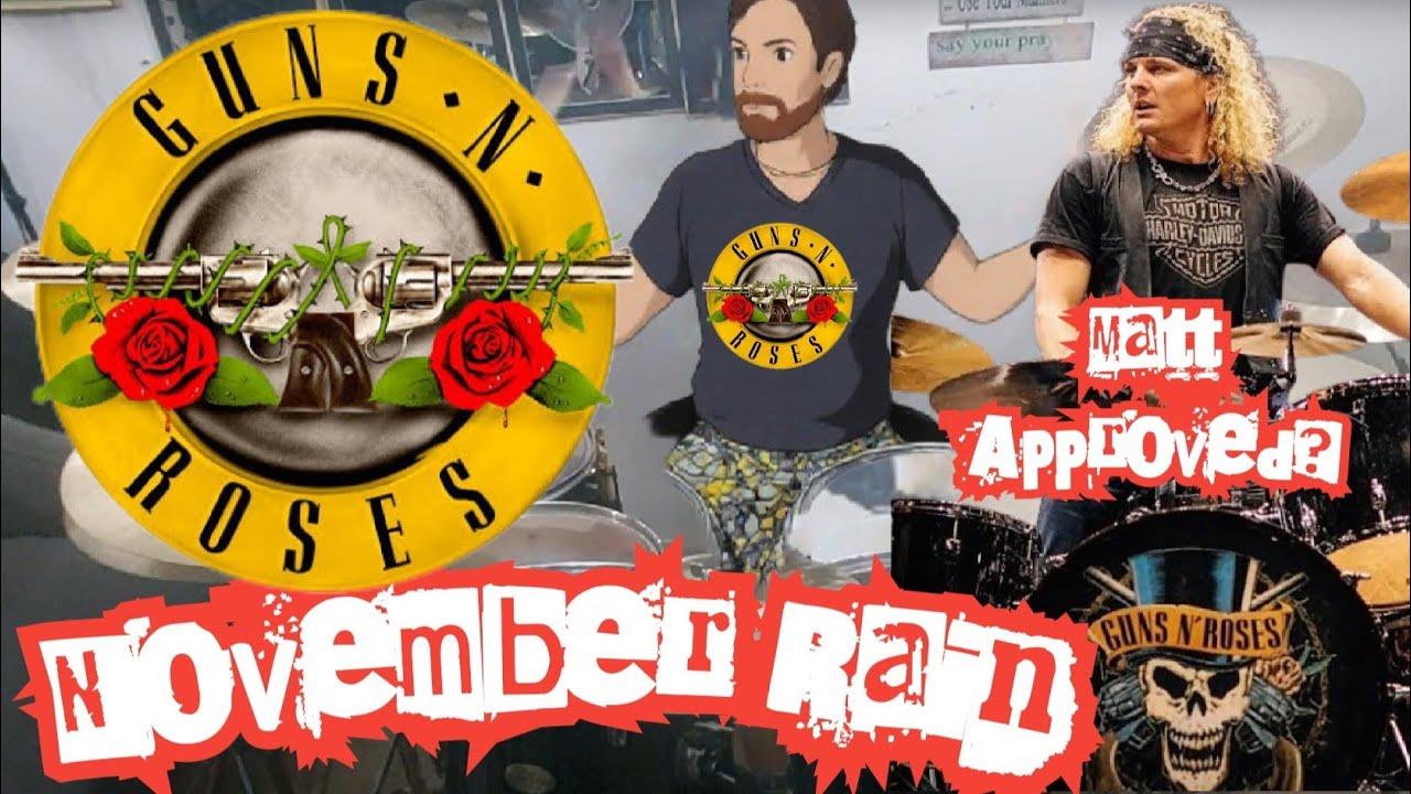 November Rain By Guns N' Roses (One Take Drum Cover)