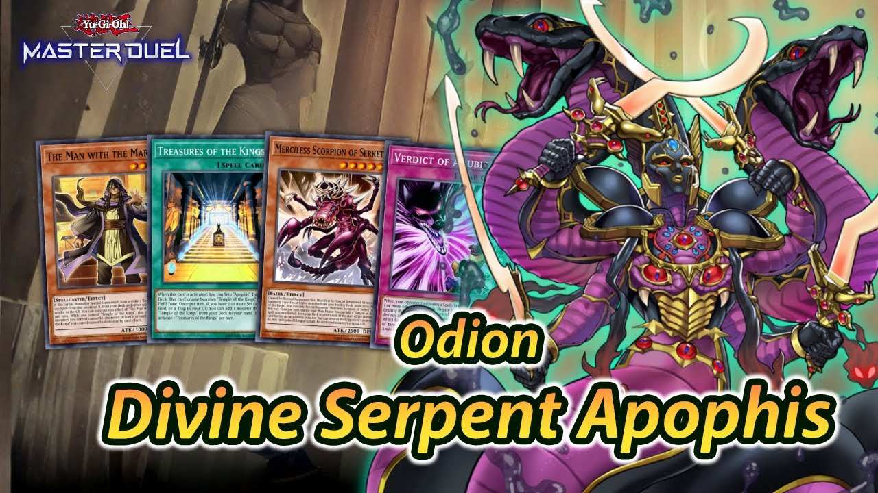 Best Odion Apophis Deck Master Duel | Trap Control Combo Special Summon Ranked Gameplay