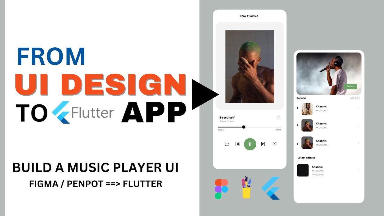 Design  a music player app from grounds up  |  #figma  #penpot  #part1
