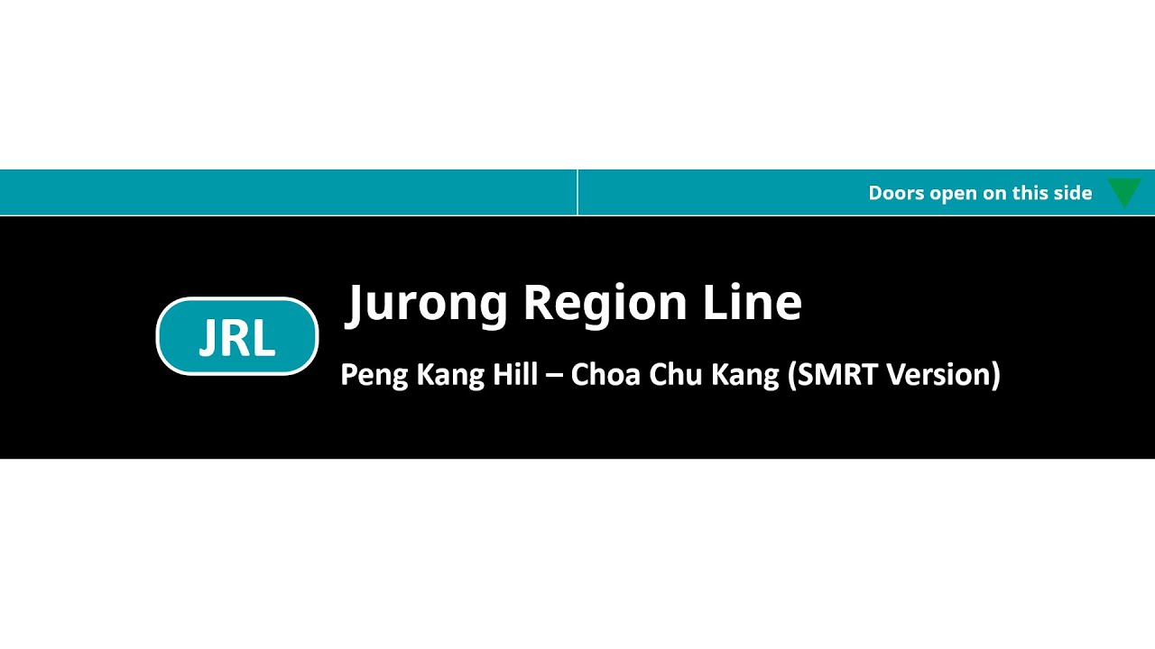 (Concept) Jurong Region Line in car announcement SMRT version