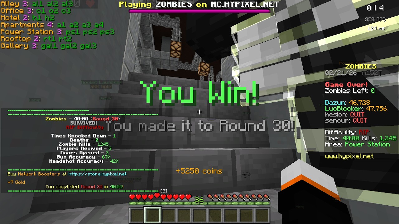 Hypixel Zombies: Dead End Rip Duo No Chest No Shotgun