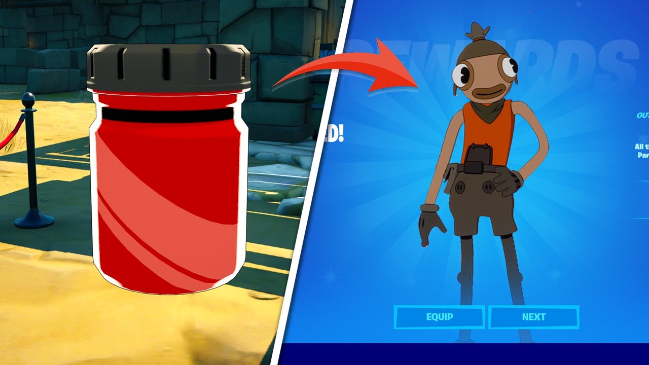 How to UNLOCK ALL PAINT A TOONA FISH SKIN STYLES in Fortnite! (All Color Bottle Locations)