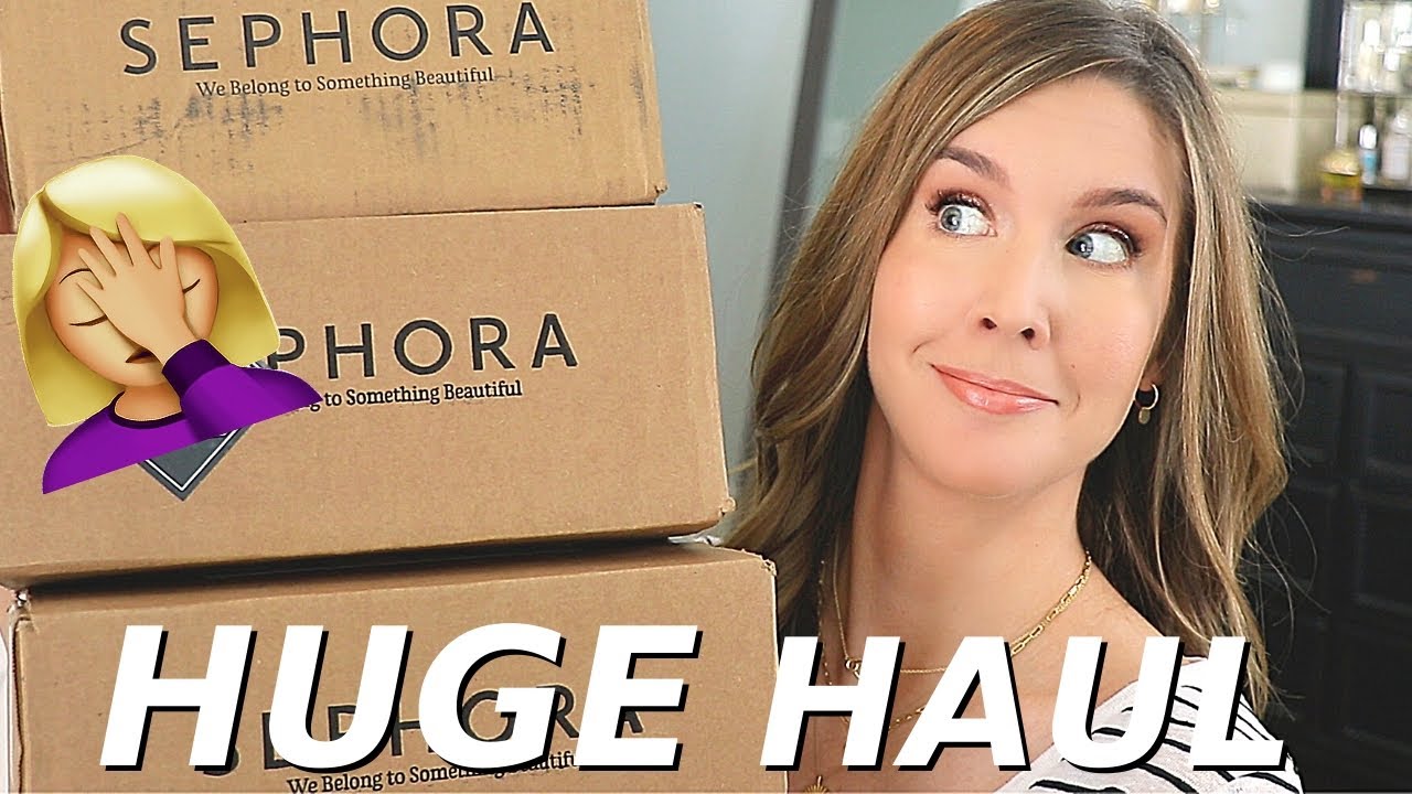 HUGE Sephora Sale Haul 2020 | I TOTALLY went overboard! 😬😂