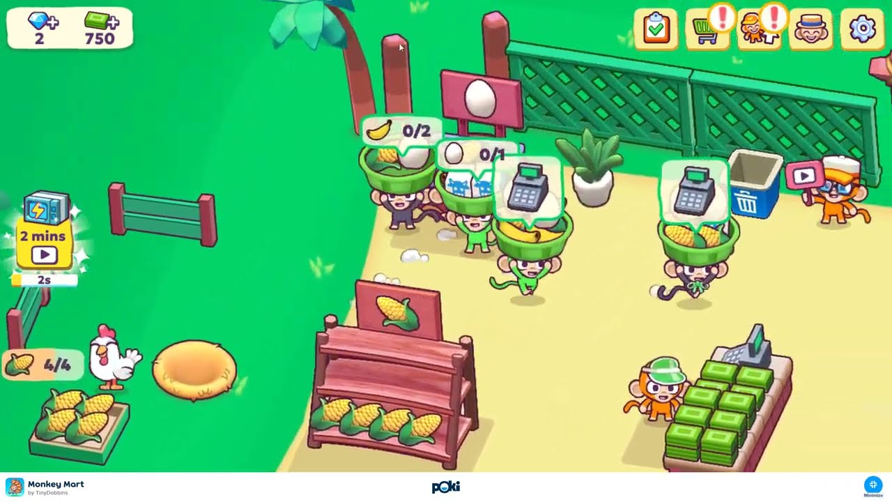 Monkey Mart Gameplay | Free PC Game | 2024