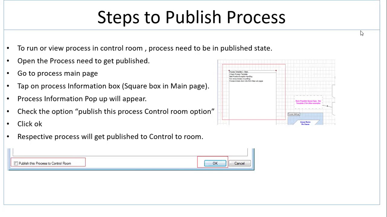 Blue Prism - Publish Process