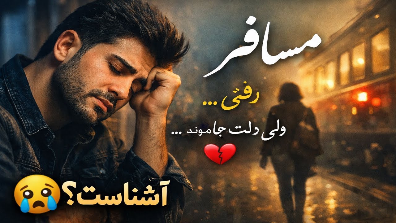 مسافر | وقتی رفتی ولی دلت جا موند… 💔