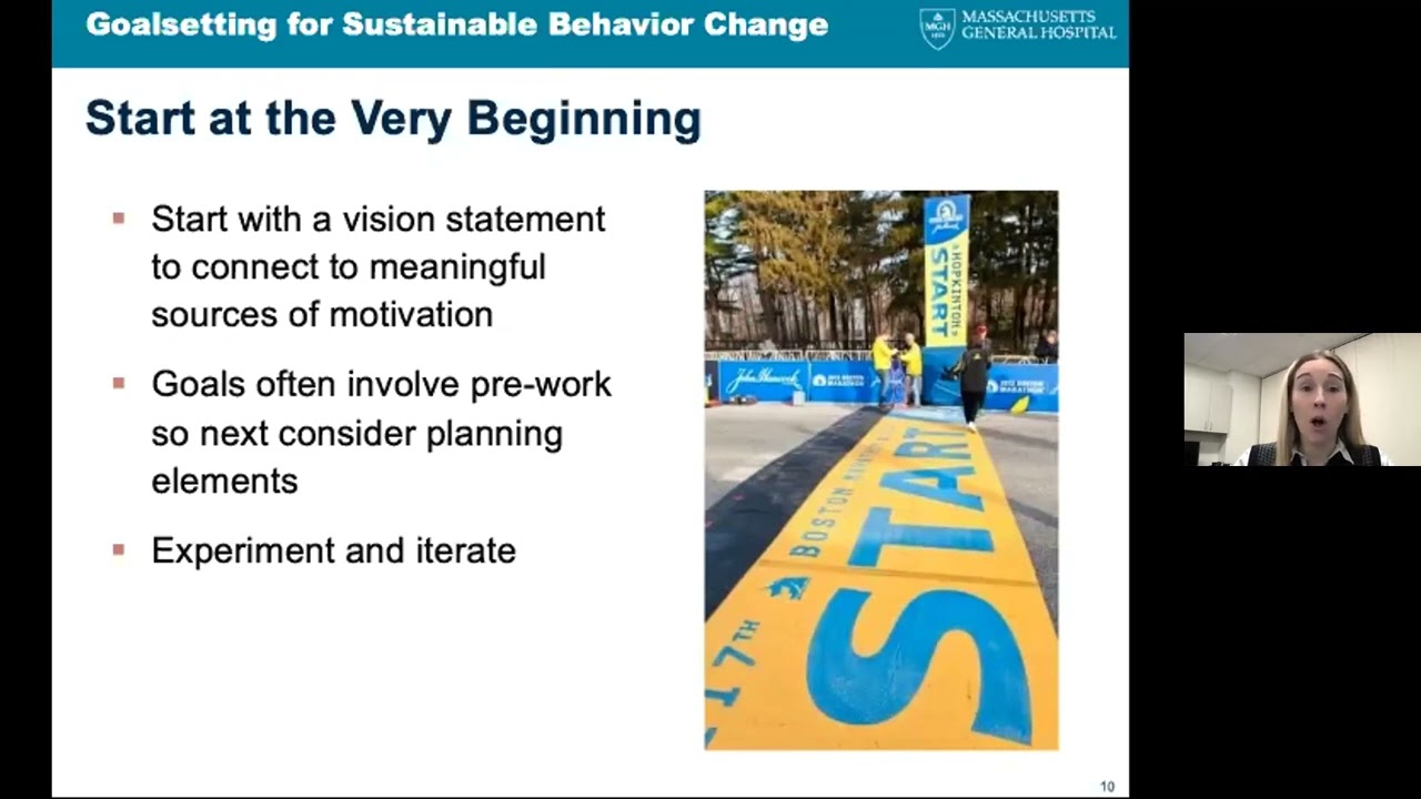 Goal Setting for Sustainable Behavior Change with Katie Engels- Healthy for the Holidays 2021