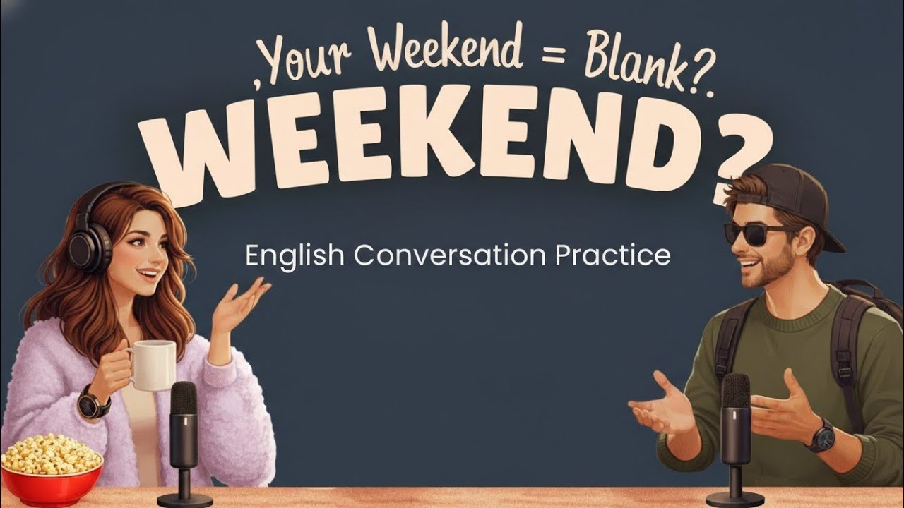 English Podcast For Easy English Conversation | How To Talk About Your Weekend In English