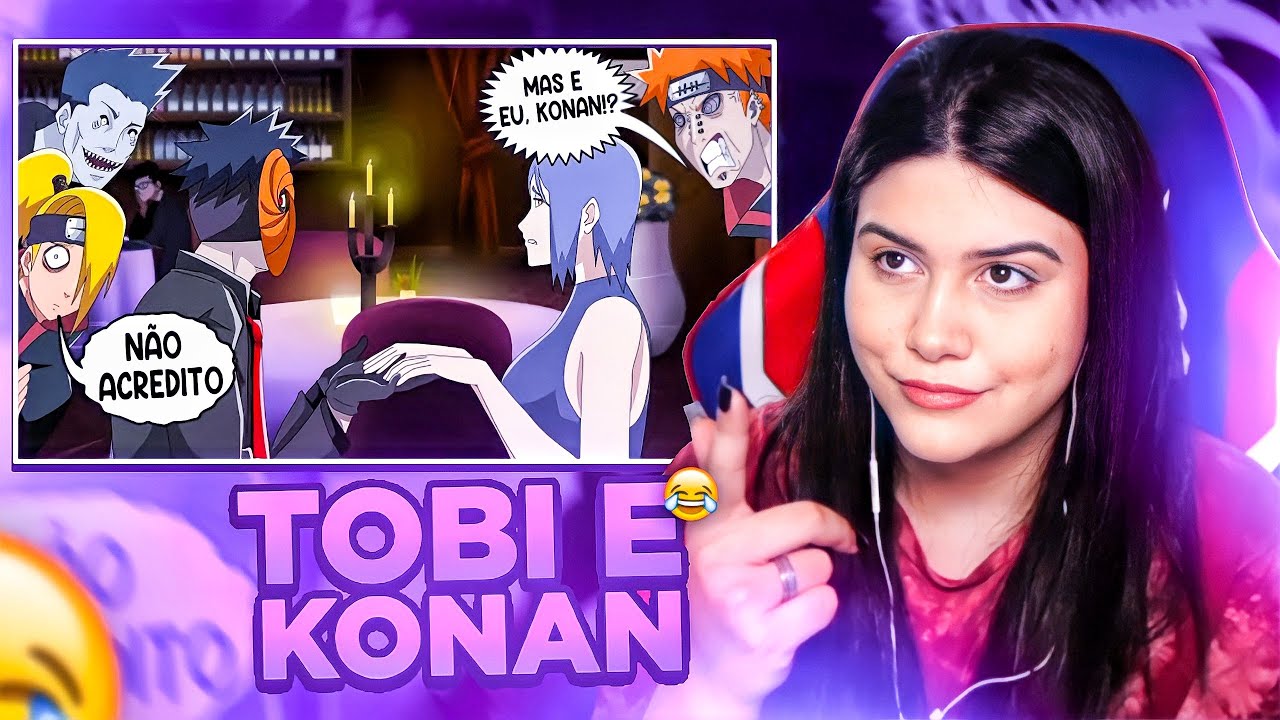 REAGINDO AO ENCONTRO DO TOBI E KONAN *ANIMAÇÃO/PARÓDIA*