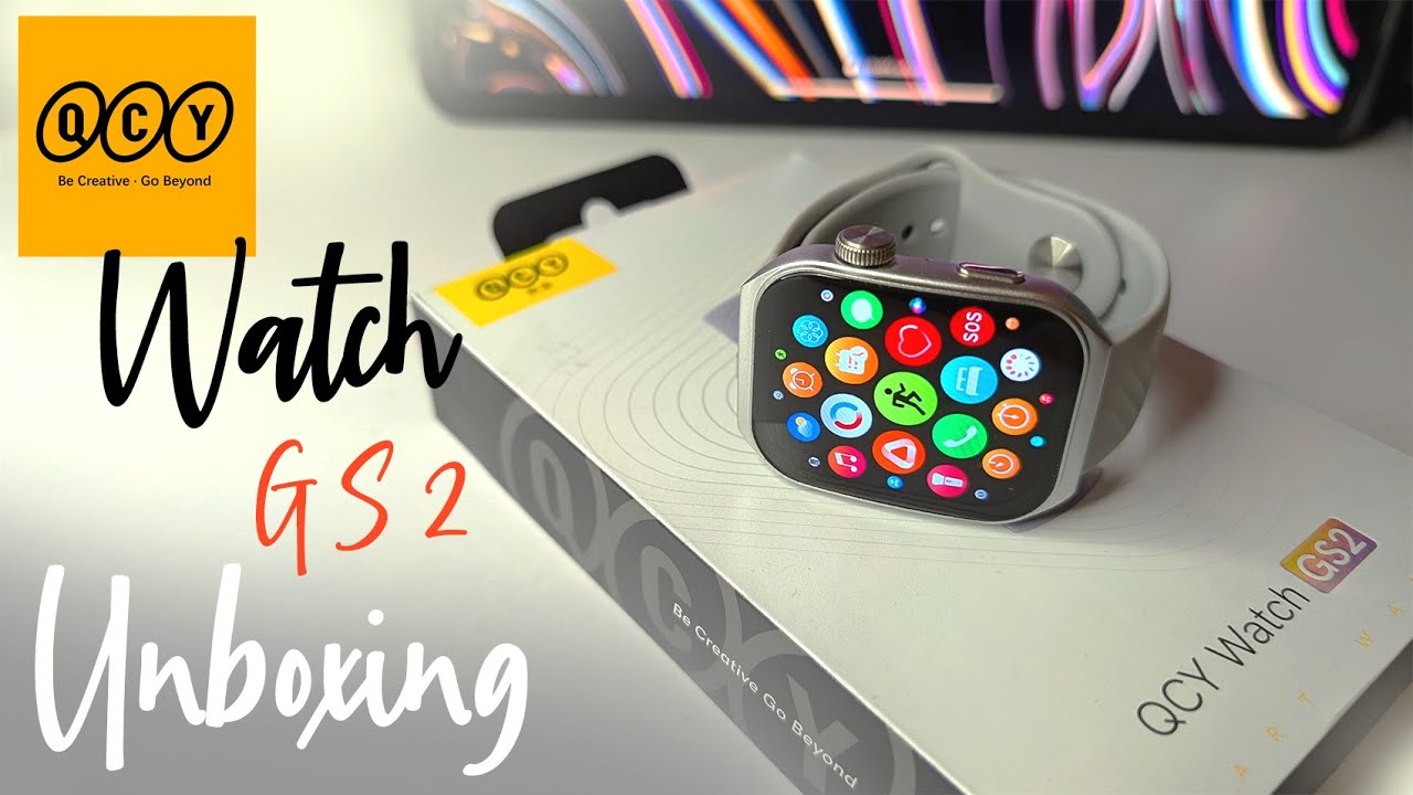 QCY GS2 watch unboxing!!!