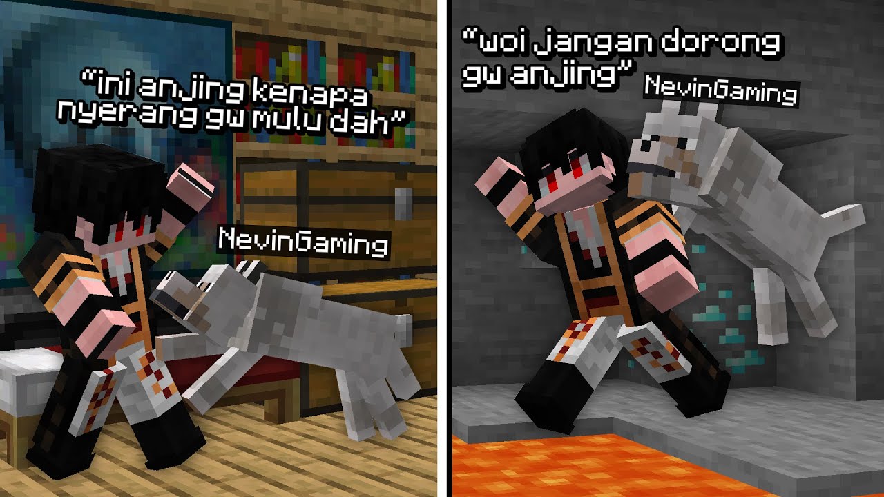 Aku Diam Diam Menyamar Jadi Anjing Teman Ku Untuk PRANK Dia di Minecraft ..