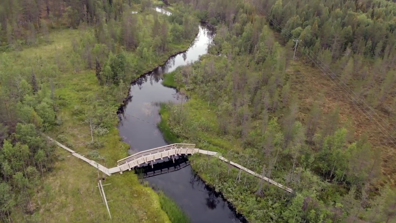 FINNLAND - Äkäslompolo - Kesänkijärvi - Ylläs - Ylläsjärvi by Drone