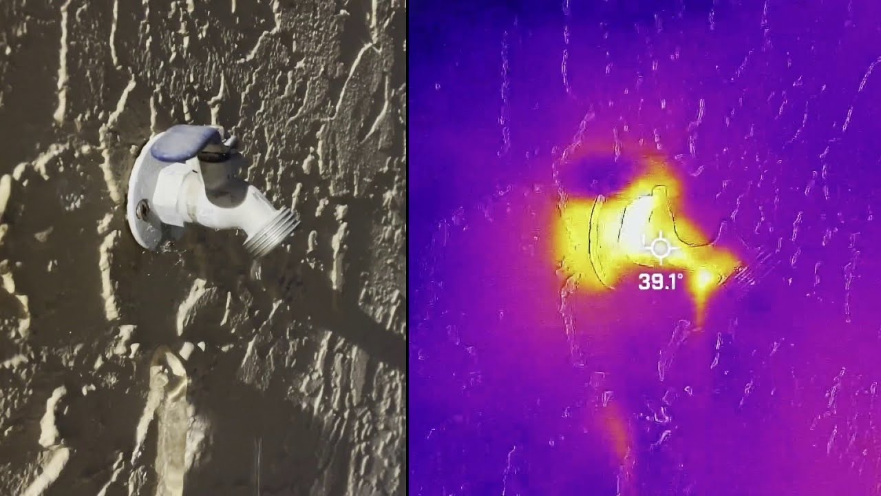 Thermal camera captures crazy cold in Seminole County
