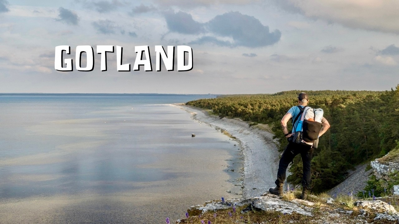 Vandring på Gotland  - 60 km från Kappelshamn till Visby - övernattning i tält