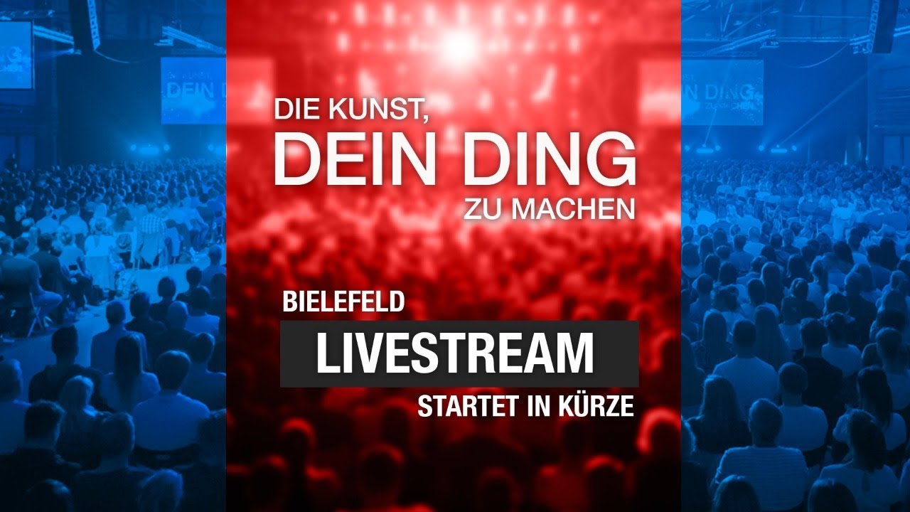 DIE KUNST DEIN DING ZU MACHEN - Livestream Bielefeld