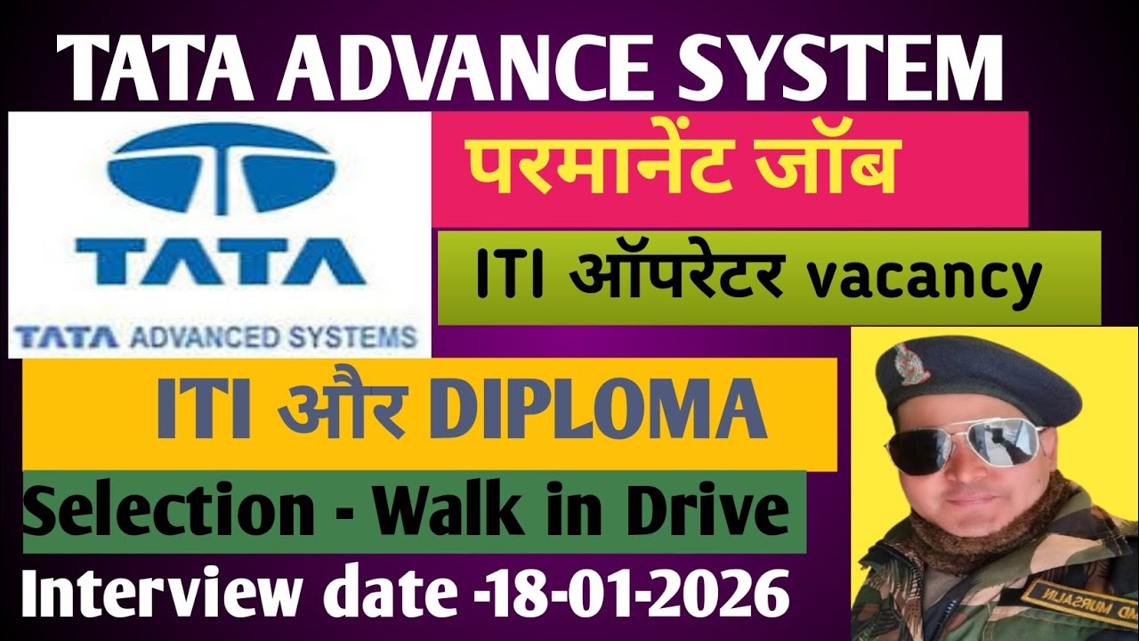 TATA  vacancy ITI & Diploma Requirement 2026 ll Parmanent Job tata group ll ITI और डिप्लोमा जॉब।।