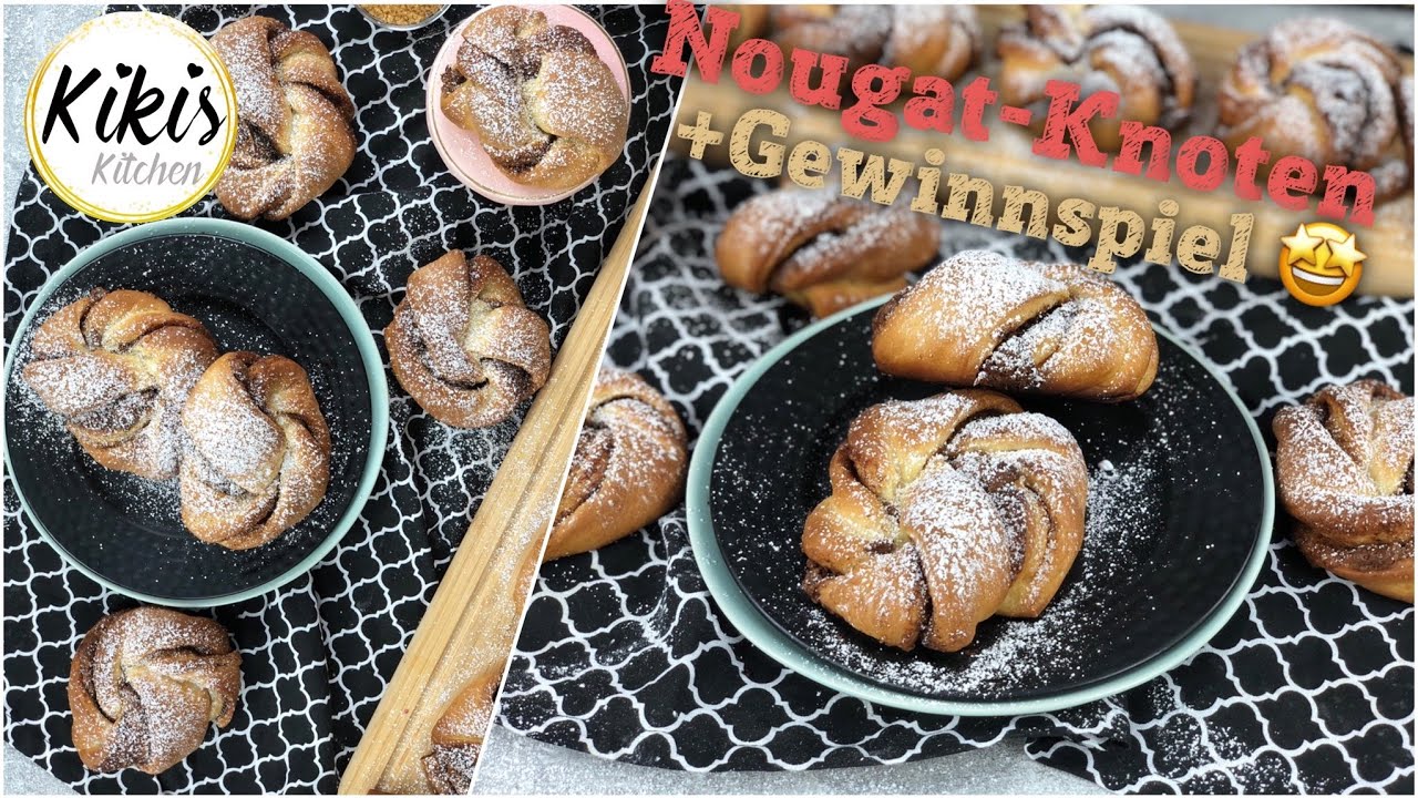 Rezept: leckere Nougatknoten mit Zimt / BACKEN - das Buch von EDEKA / Süßes Hefegebäck