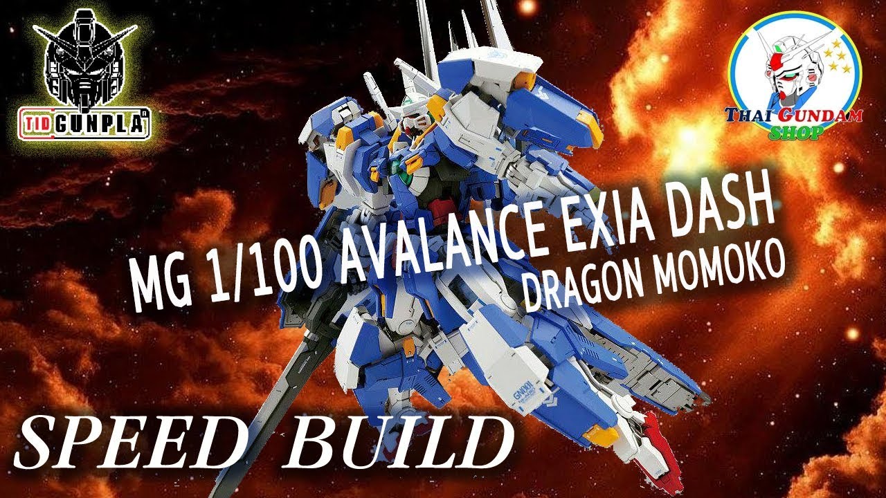 [SPEED BUILD] MG 1/100 Gundam Avalanche Exia Dash Dragon Momoko By Tid-Gunpla