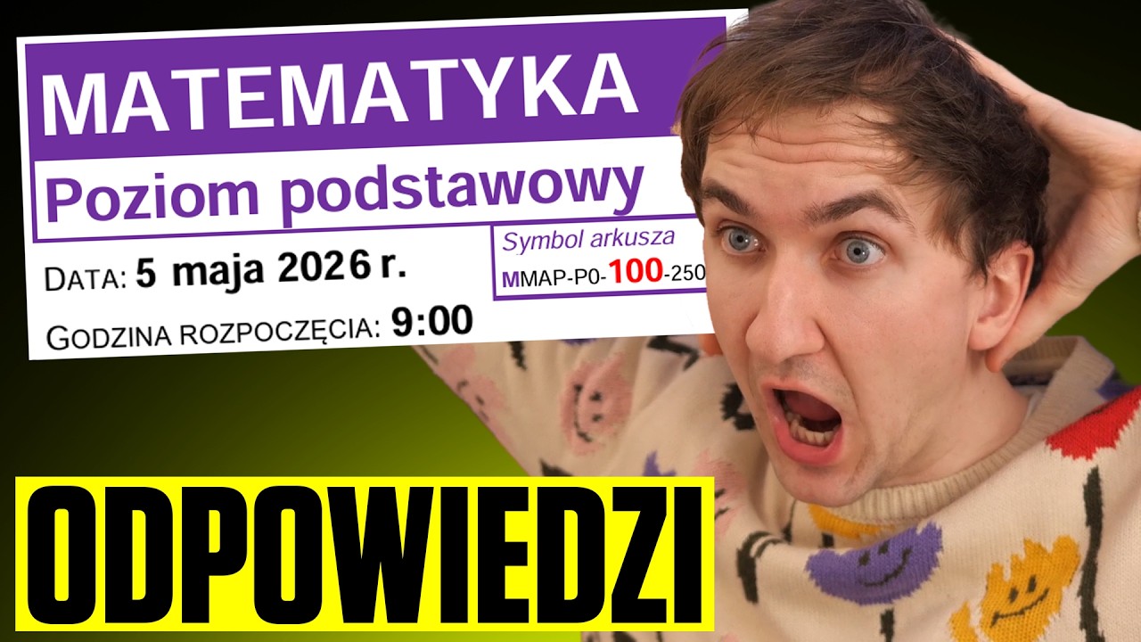 rozwiązanie dzisiejszej matury z matematyki