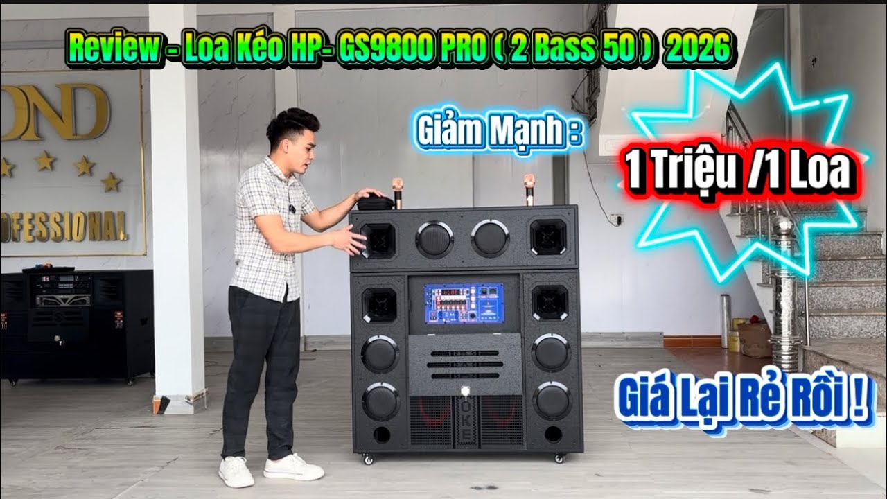 Siêu Phẩm 2 Bass 50 Bản Mới 2026 Công Suất Khủng/Giảm Mạnh 1 Triệu 1 Loa/Giá Quá Rẻ Các Bác ạ #loa 