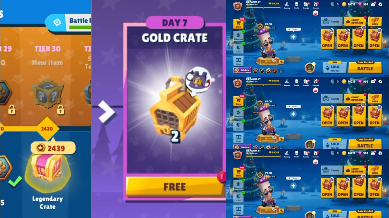 Zooba BIG Rewards Opening! Legendary & Gold Crates Loot! 🔥