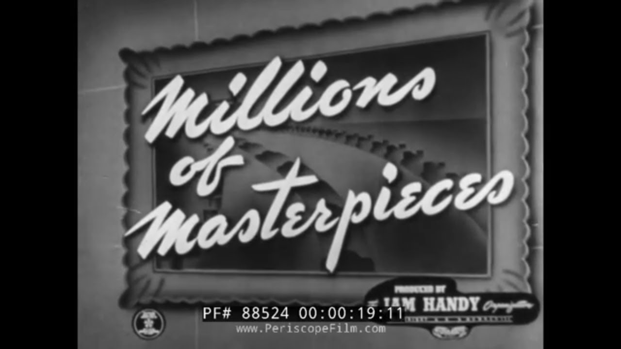 «МИЛЛИОНЫ ШЕДЕВРОВ» РЕКЛАМНЫЙ ФИЛЬМ 1948 ГОДА СБОРОЧНОЙ ЛИНИИ АВТОМОБИЛЕЙ CHEVROLET 88524