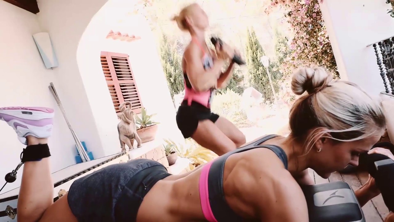Fitness Model Legs & Glutes Workout in Ibiza