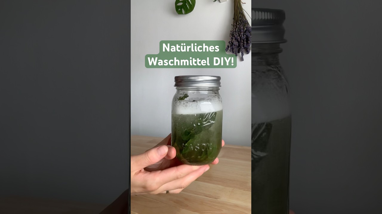 DIY 🌱 Nat&uuml;rliches Waschmittel #haushaltstipps