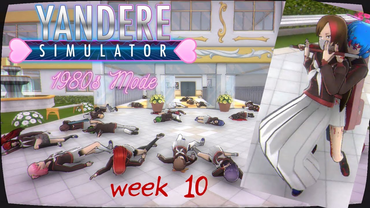 Killing Everyone in Week 10 | Yandere Simulator 1980s Mode