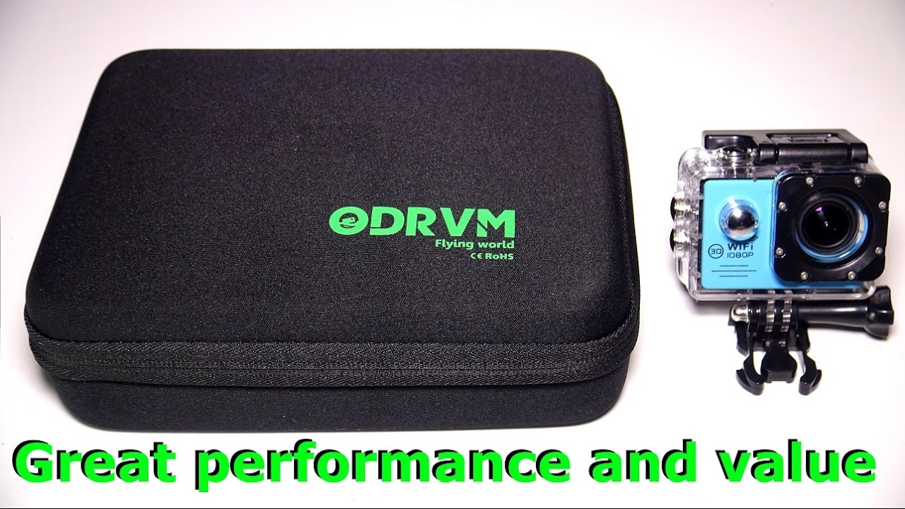 Распаковка и обзор подводной камеры ODRVM WIFI HD 1080P Action Camera