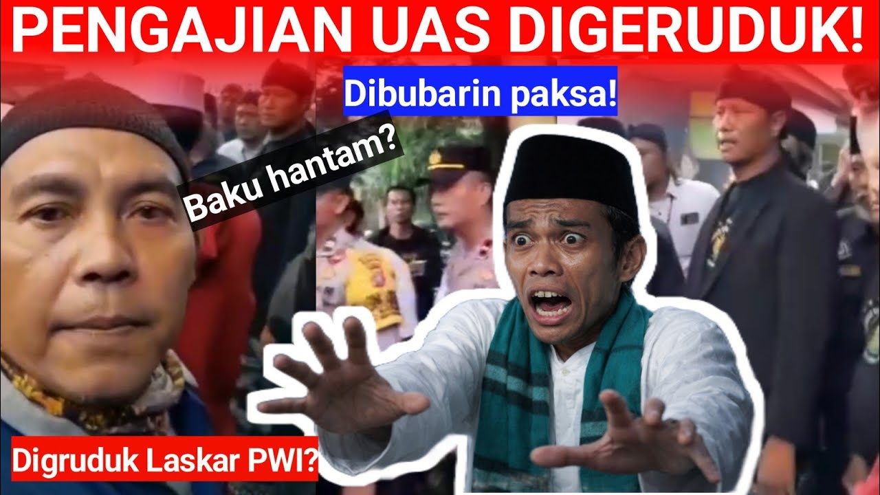 Pengajian Ustad Abdul Somad di bubarin paksa di Bekasi? Apakah karna UAS dukung habib?