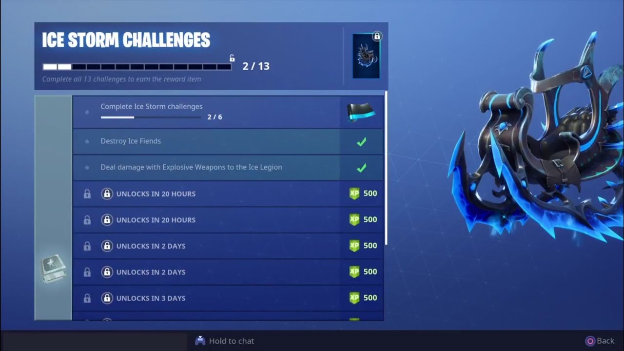 Fortnite - How to Complete New Ice Storm Challenges