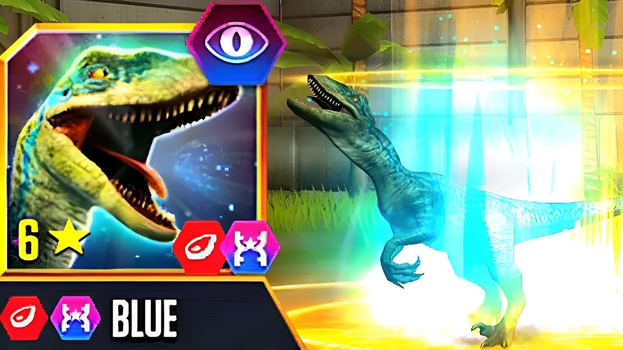 NEW UPGRADE BLUE MAX 6 STARS | JURASSIC WORLD THE GAME