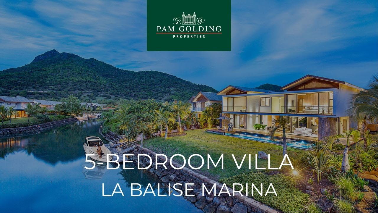 La Balise Marina: Mauritius' Exclusive 5-Bedroom Villa in the Island's Only Residential Marina!