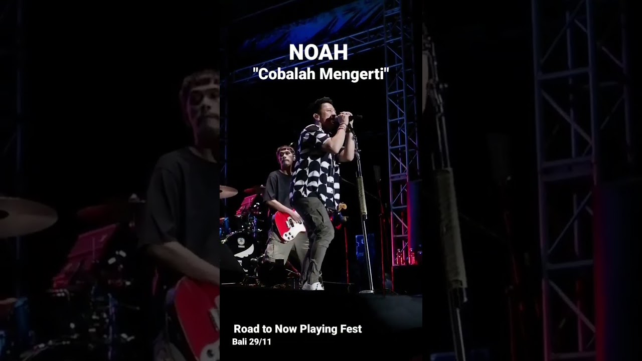 Noah dalam konser Road to Now Playing Fest. Bali, Selasa (29/11)
