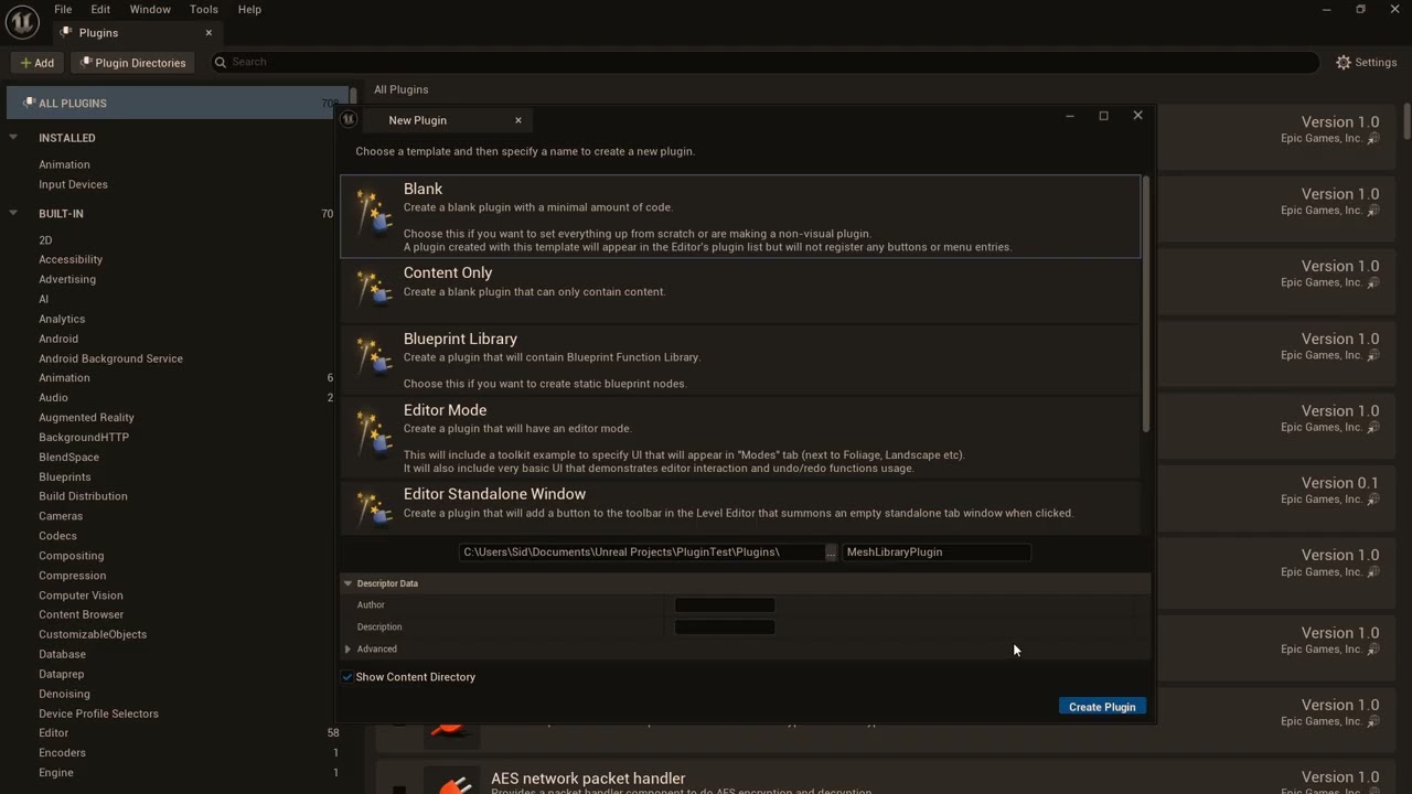 Using External DLL in Unreal Engine C++