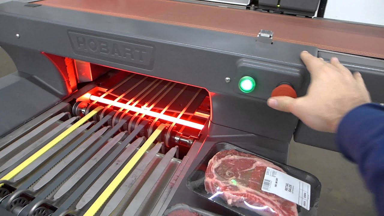 NEW Hobart Meat AWS Automatic Wrapper Wrapping System/EPCP Windows Computer/EPP Printer