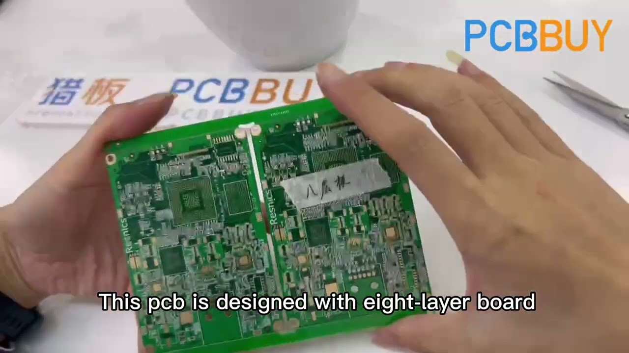 8-layer board high precision industry pcb.
